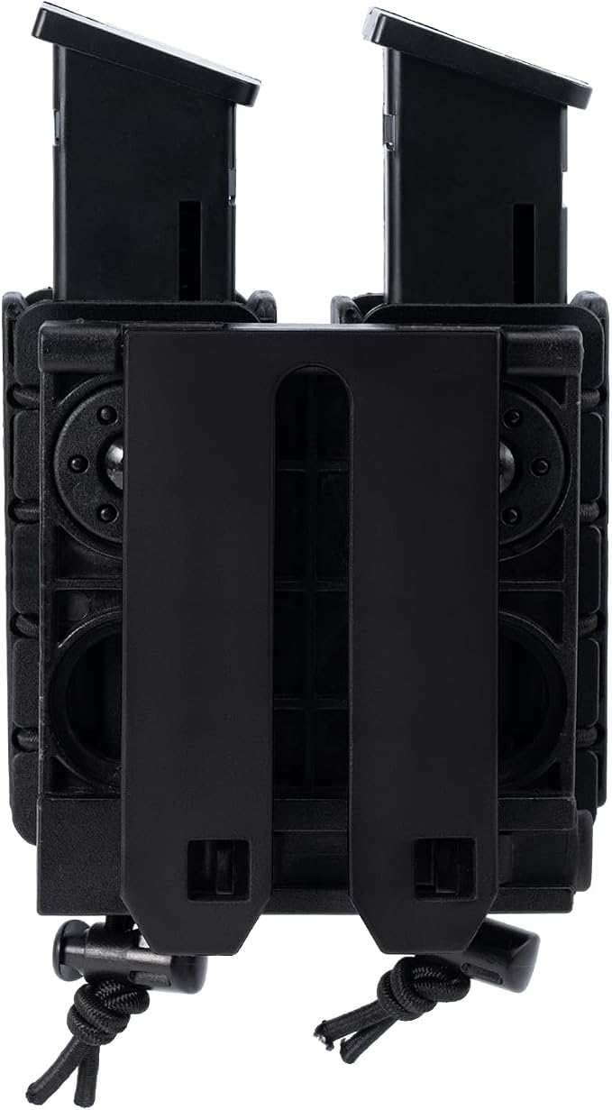 TACNEX Pistol Mag Holder w/Belt MOLLE Rotatable Adjustable Clip 9mm Magazine - Image 4