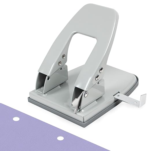 Hole Punches, 2 Hole Punch, Adjustable Two Hole Punch, Heavy Duty 2-Hole Punches by HKKYOArtsCrafts