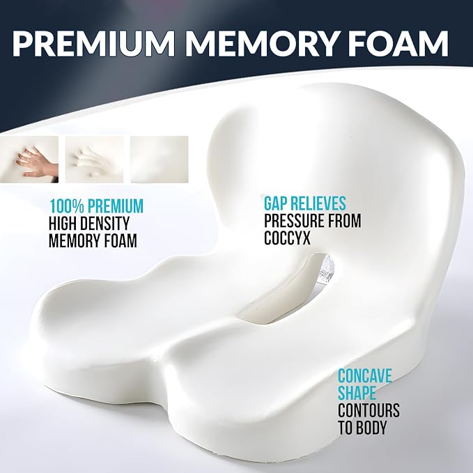 SAMLOO Seat Cushion Memory Foam Pads - Image 5
