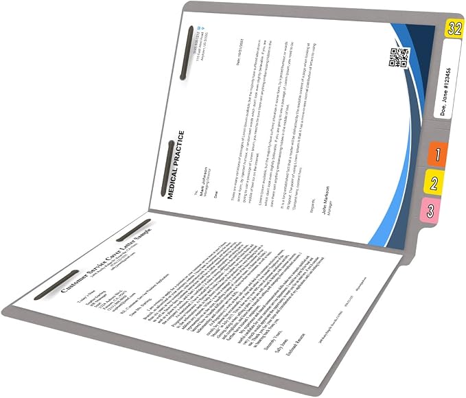 Ecom Folders End Tab File Folders | Letter Size 11 Pt Reinforced | 2 Ply Tabs - Image 7