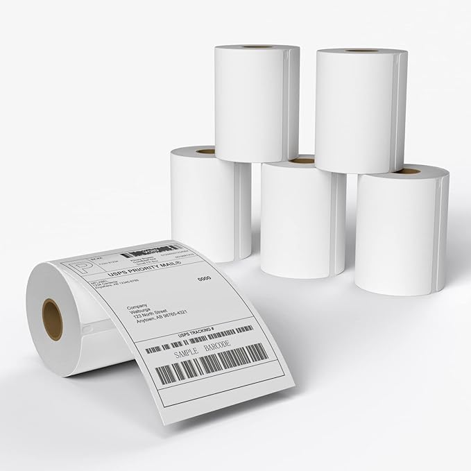 MFLABEL 4x6 Direct Thermal Shipping Labels by MFLABEL