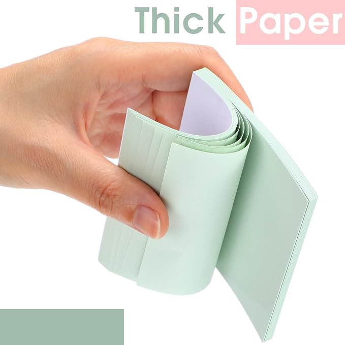 Thenshop 12 Pads Macaron Pastel Sticky Notes 3''x3'', Self Stick Notes Pads - Image 5