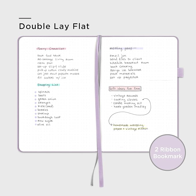 &And Per Se Dotted Journal Notebook, A5 Hardcover Aesthetic Dotted Notebook – - Image 4