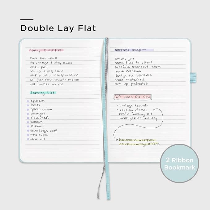 &And Per Se Lined Journal Notebook, 160 Pages, A5 5.7 x 8 inches College Ruled - Image 3