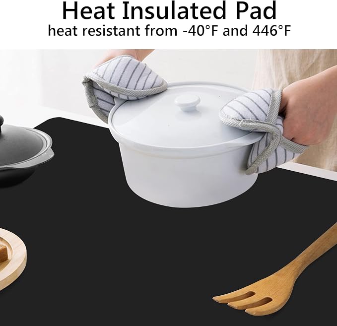 Gartful Silicone Mat for Kitchen Counter, 0.06" Thick Multipurpose Mat - Image 5