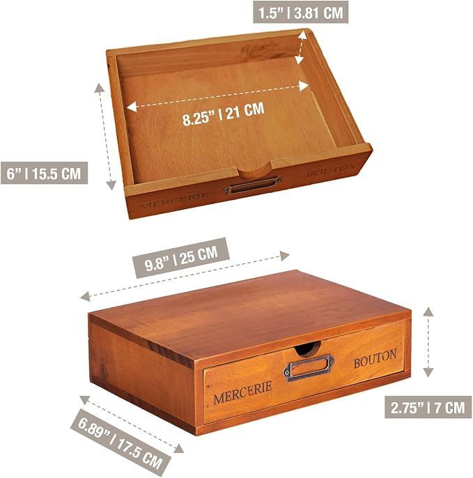 Wooden Single Drawer Unit - Image 2