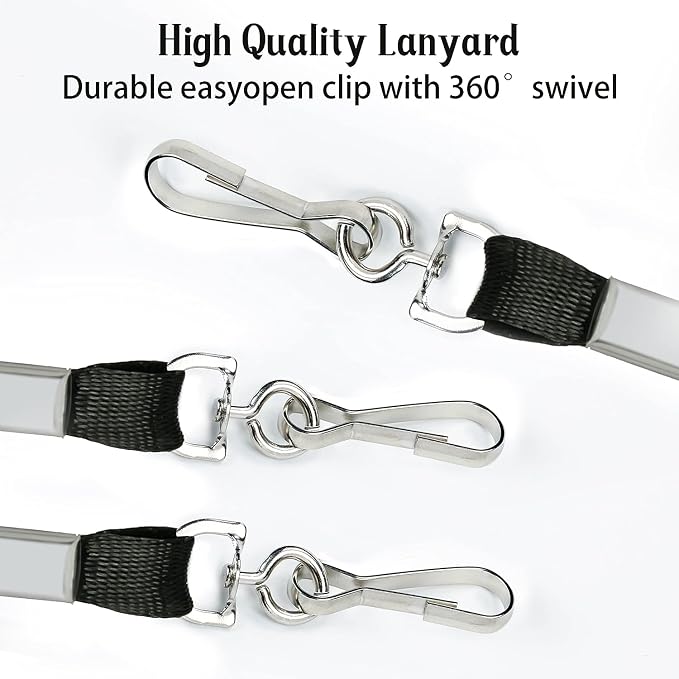 LOCONHA 100 Pack black lanyards Lanyards - Image 4