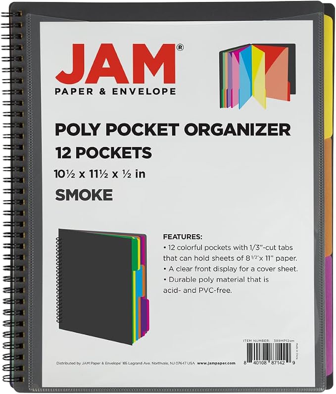 JAM PAPER Plastic Multi Pocket Folder - Image 8
