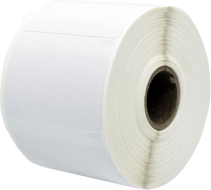 RGiNK for DYMO 550 Labels (30334 with RFID Chip) Multipurpose Barcode Labels (2-1/4" x 1-1/4"), Perforated, Compatible with DYMO Labelwriter 450 4XL 550&5XL 550 Turbo Printers [6 Rolls, 6000 Tags]-DeskLoop Office