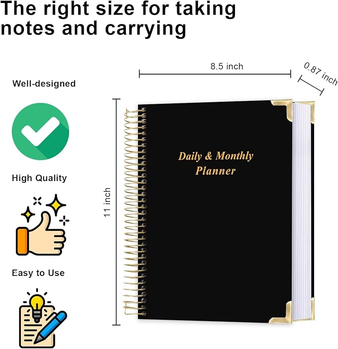 Undated Daily Planner 8.5"x11" - Image 2
