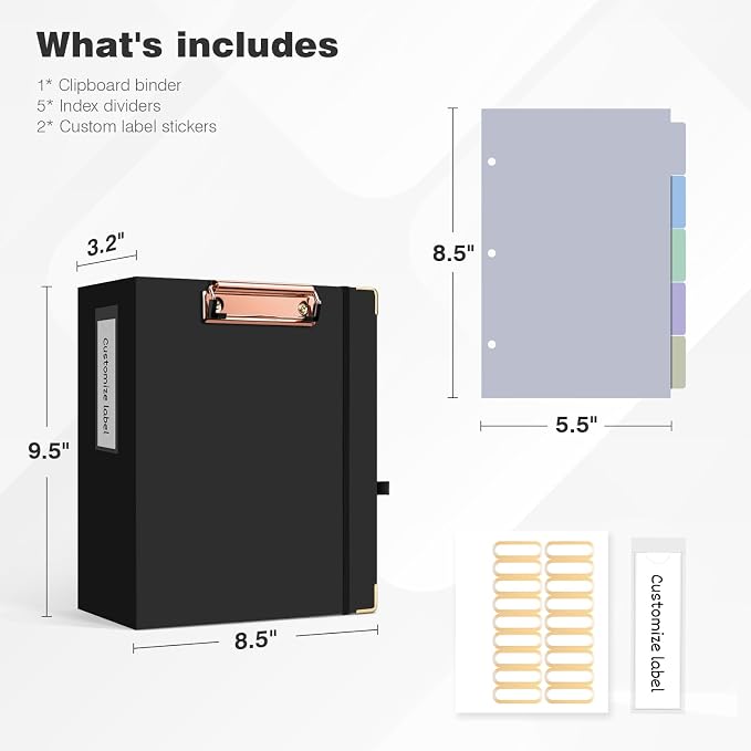 Ospelelf Mini 3 Ring Binder 2 Inch - Image 3