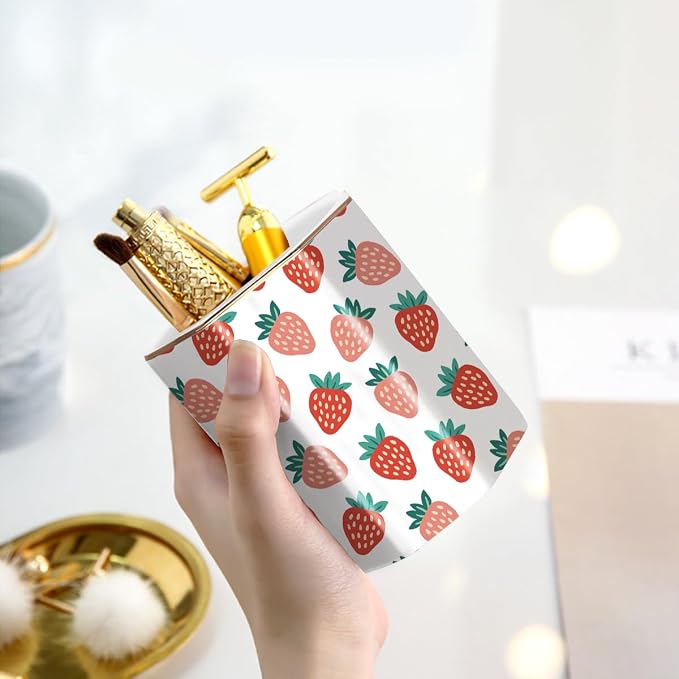 Ceramic Strawberries Pen Holder - Image 3