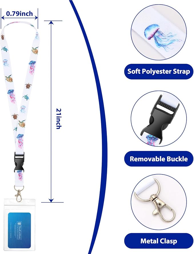 Cruise Lanyards, 5 Pack Waterproof Cruise Lanyard - Image 2
