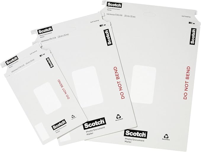 Scotch Photo/Document Mailer, 9 x 11.5 Inches, 12 Pack - Image 3