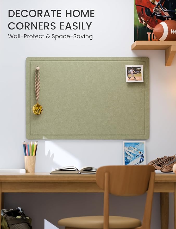 Fluxynara Bulletin Board, 35.4" x 23.6" Cork Board Alternative - Image 4