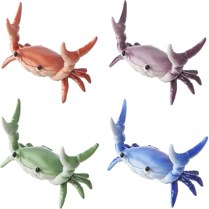 8 Pack Desk Crab Pen Holder, Creative Weightlifting Crab Pencil Stand Holder by Unknown