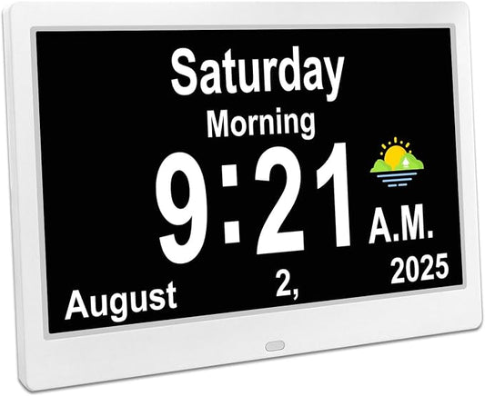 SSYA Dementia Clocks with Day and Date by SSYA
