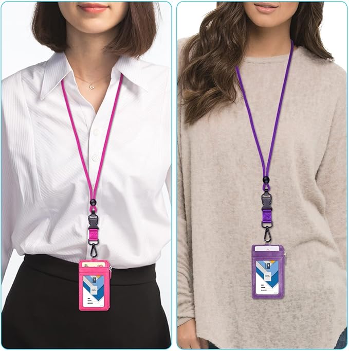 Wisdompro 2 Pack of 21 inch Durable Round Cord Heavy Duty Lanyard - Image 7