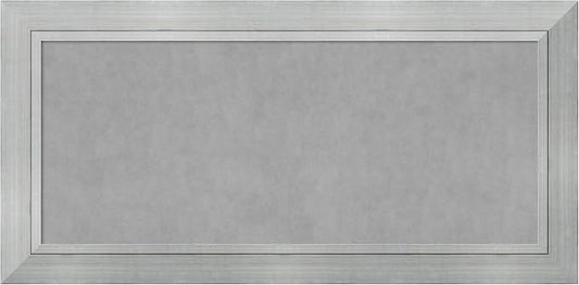 Amanti Art Silver Framed Magnetic Board 27x55 Oversize Vision Board by AmantiArt