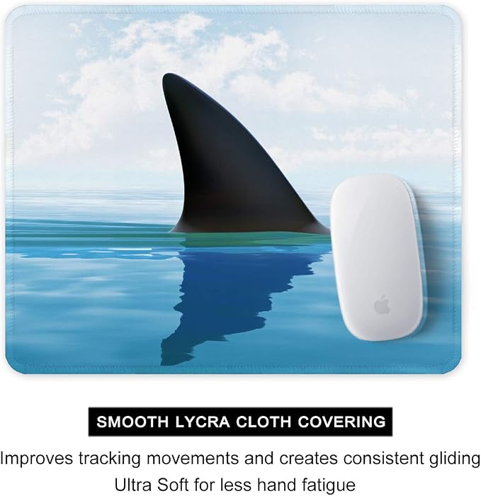 Auhoahsil Mouse Pad, 12 x 10 in Oceans Theme Computer Mouse Pad - Image 4