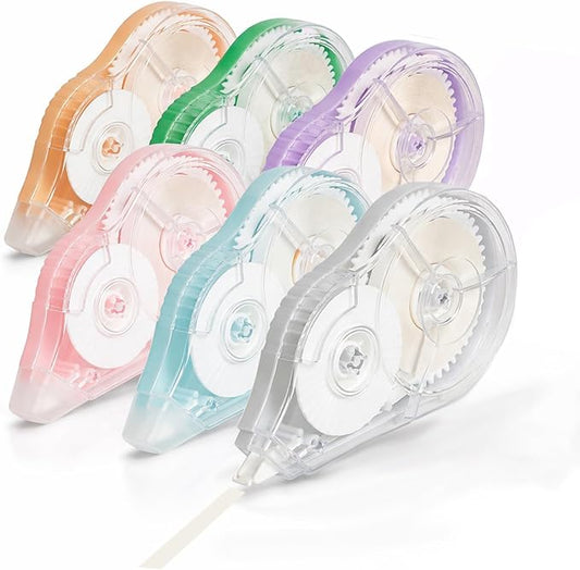 Aipker Correction Tape, Extra-Long 30 m Each – 590 ft Total, Easy-to-Use White by Aipker