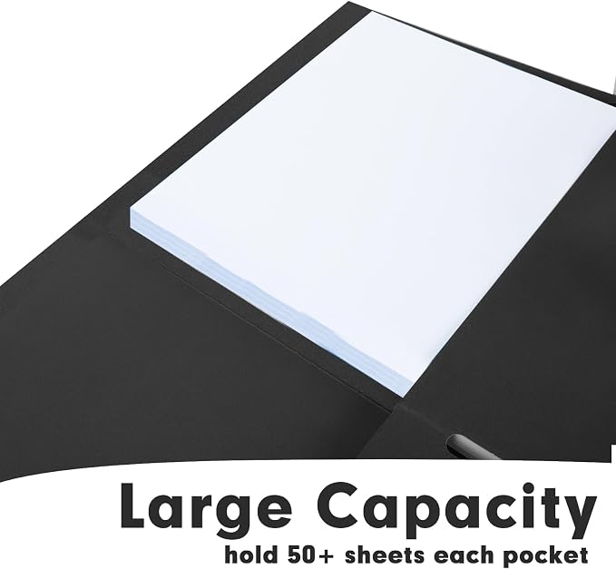 Two Pocket Folders, RAZCC 75 Pack 2 Pocket Folders Fit Letter Size Paper - Image 5
