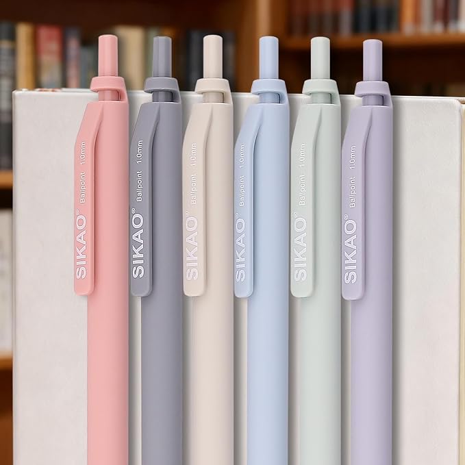 Morandi Pens Bulk 60 Pack – Smooth Writing 1.0mm, Click Ballpoint Pens - Image 8