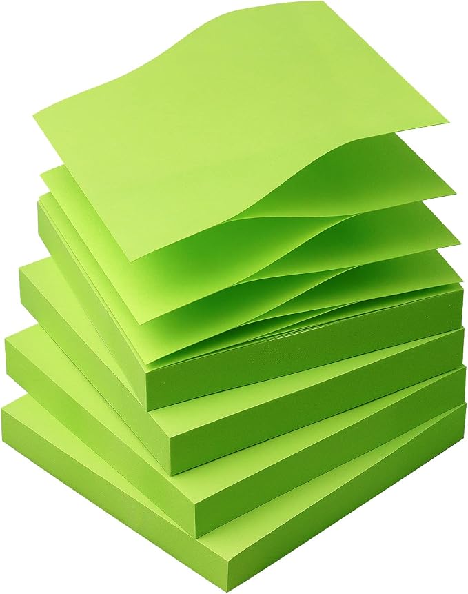 Sticky Notes 3x3 Pop Up Self-Stick Notes Pads by OSBOO