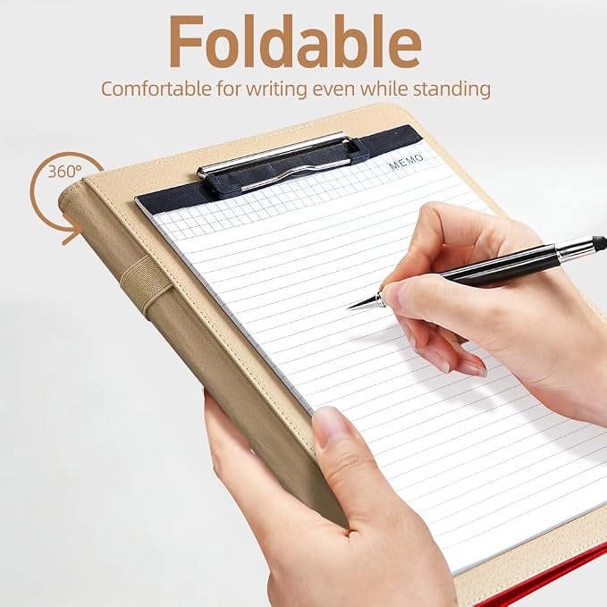PU Leather A4 Clipboard Portfolio, Resume Padfolio Business Case | Features 25 - Image 3
