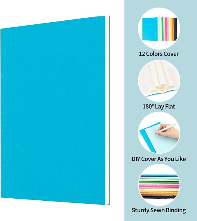 24 Pack Colorful Blank Notebooks - Image 3