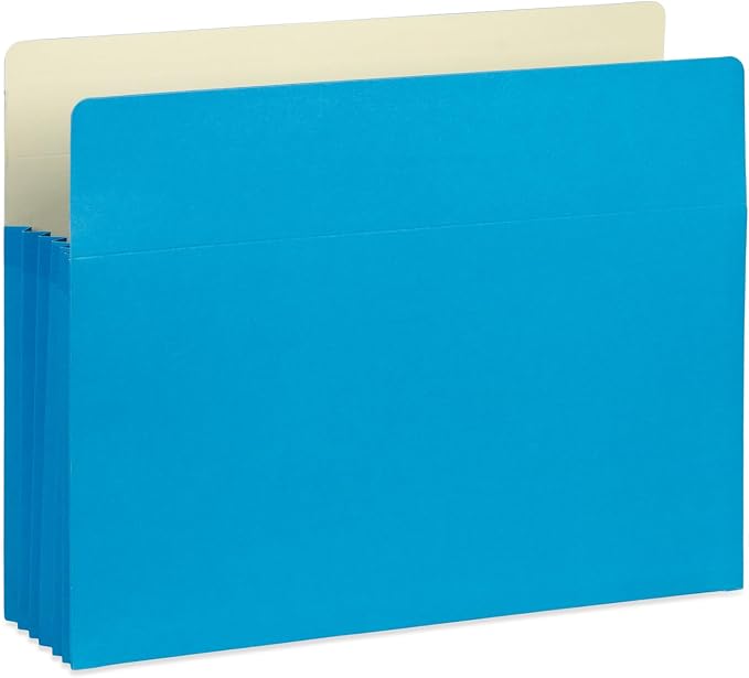 Blue Summit 10 Expanding File Pockets, Accordion File Folders Letter Size - Image 8