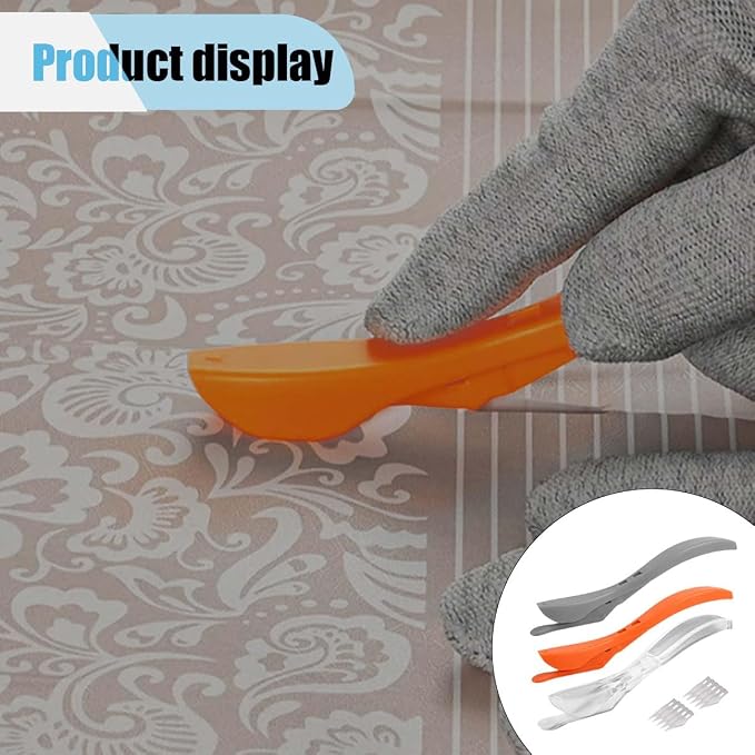 3PCS Wrapping Paper Cutter, Concealed Safety Sliding Cutter, Vinyl Gift Wrap - Image 6