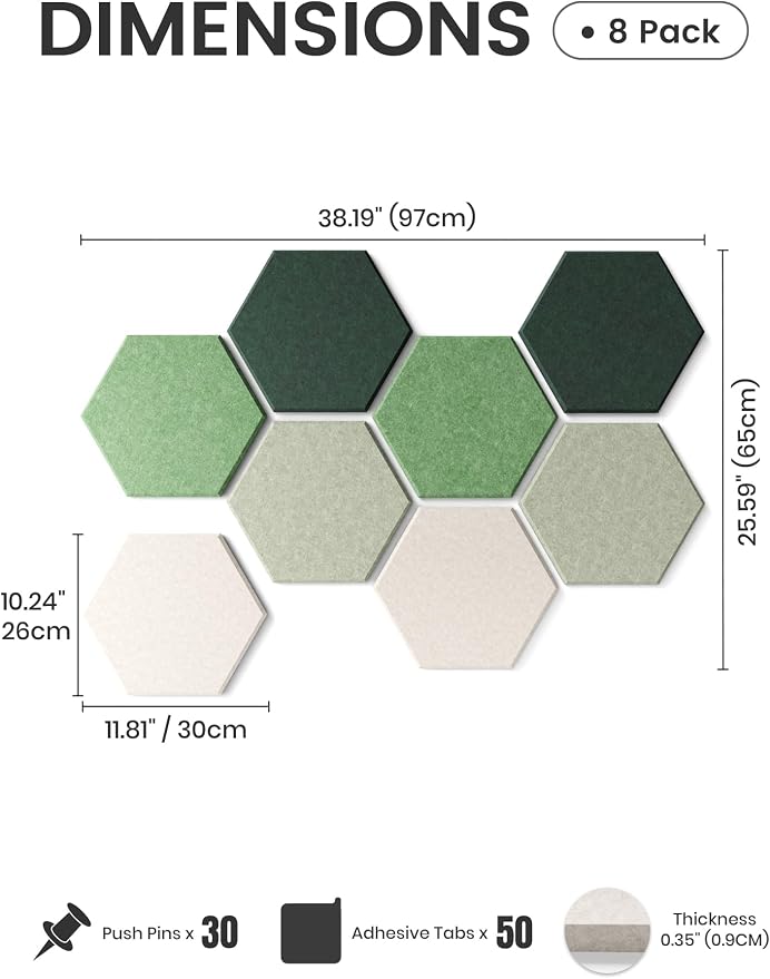 Fluxynara Hexagon Cork Board Alternative - Image 2