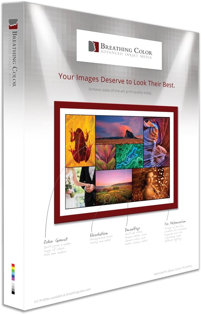 Optica One is a Luxurious 300 gsm Smooth Matte Fine Art Inkjet Paper Offered in size 17"x25”, 25 Sheets; Its Bright White Color is Ideal for Black and White and Color Prints. 100% Archival Certified-DeskLoop Office