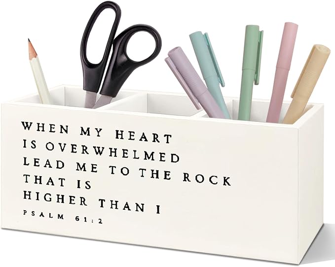 SNNDER Inspirational Christian Pen Holder by Unknown