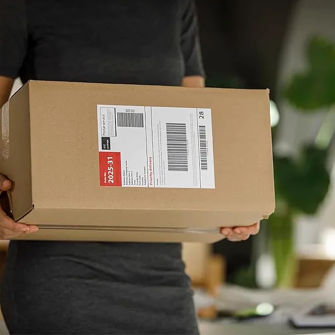 Half Sheet 8.5x5.5inch Shipping Mailing Label 100 Counts, 2 Labels Per Sheet - Image 6