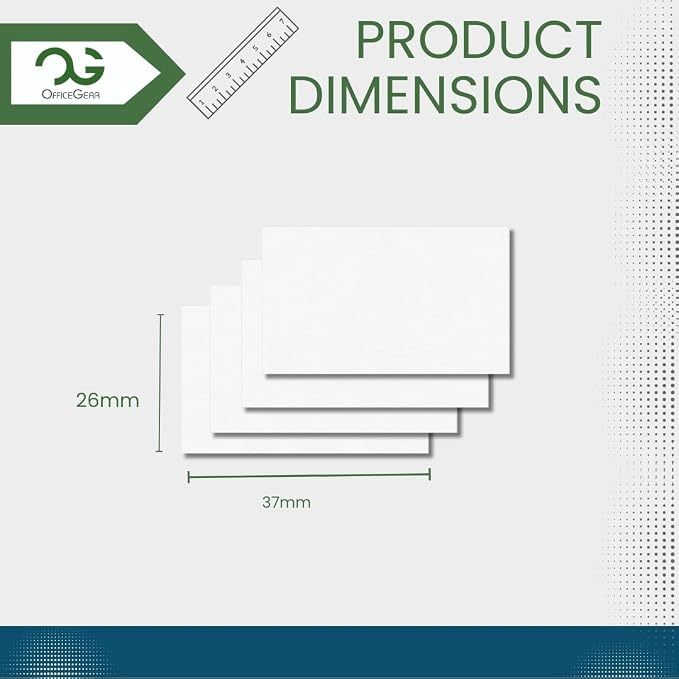 OfficeGear Shelf Edge Barcode Price Ticket Labels 64-up 37x26mm Custom - Image 4