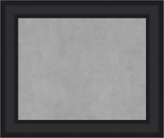 Amanti Art Black Framed Magnetic Board 21x25 Small Vision Board by AmantiArt