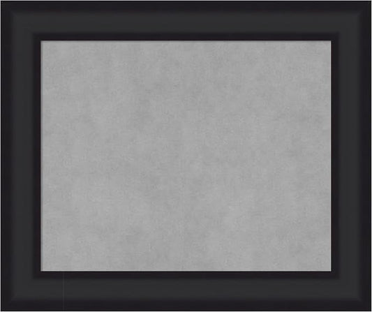 Amanti Art Black Framed Magnetic Board 21x25 Small Vision Board by AmantiArt