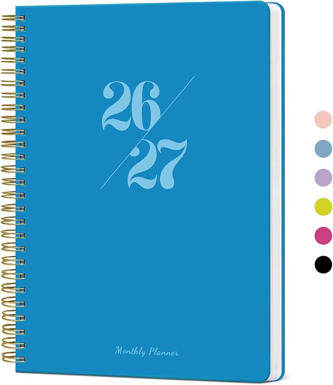 Monthly Planner 2026-2027, 18 Months Calendar Planner 2026-2027, Runs from July by Taja