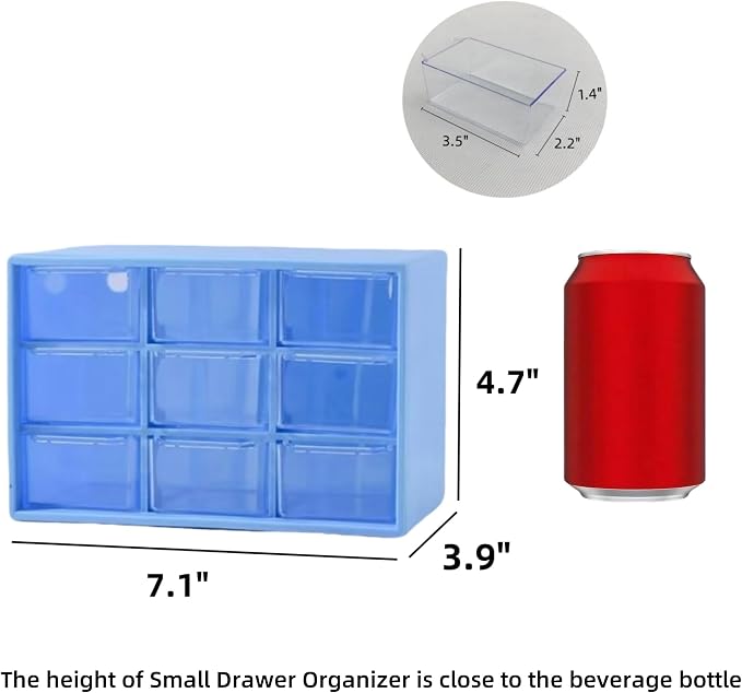 Feadily 2PCS Small Drawer Organizer - Image 4