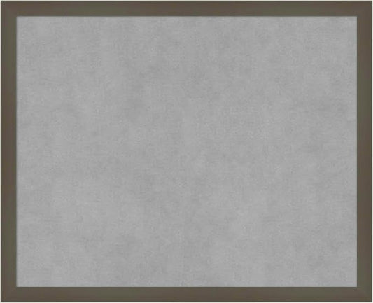 Amanti Art Grey Framed Magnetic Board 17x21 Small Vision Board by AmantiArt