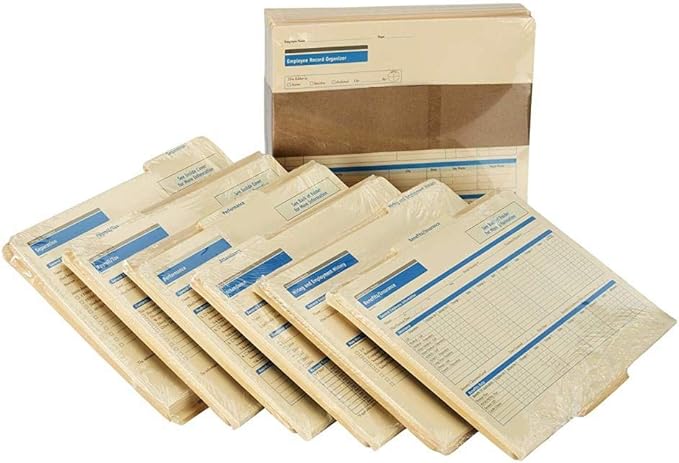 ComplyRight Expanded Employee Record Organizer and 6 Folder Sets | Pack of 25 by ComplyRight