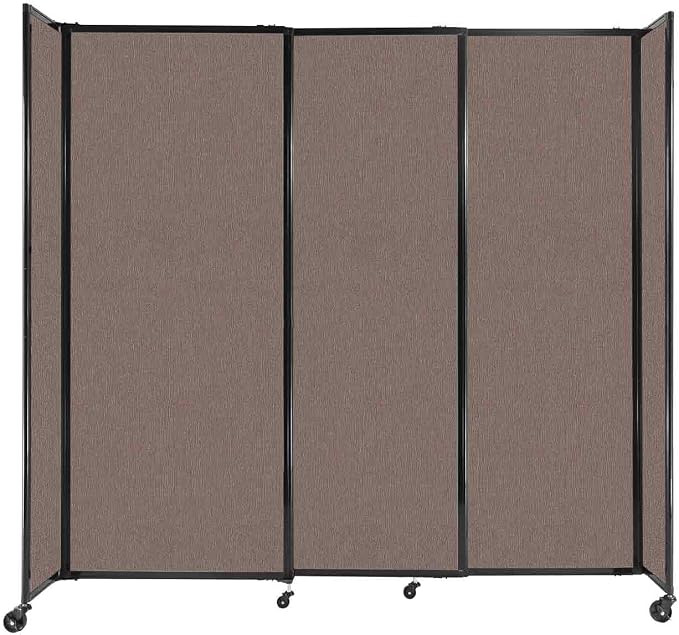 Versare Straightwall Sliding Portable Wall Partition | Freestanding Office by VERSARE