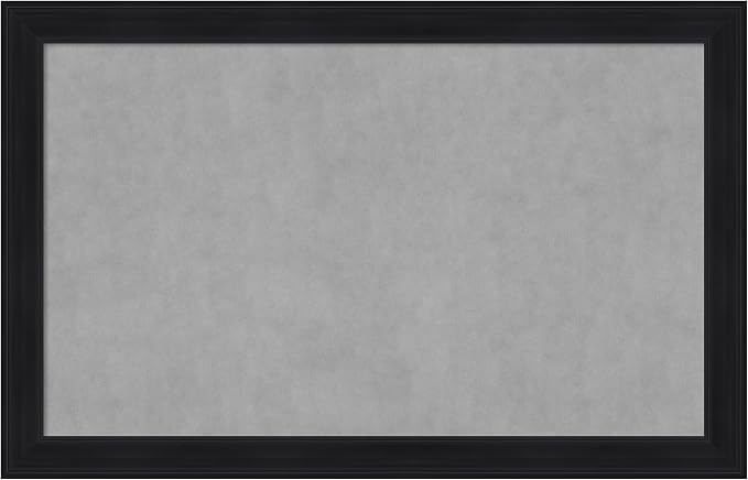 Amanti Art Black Framed Magnetic Board 29x45 Large Vision Board by AmantiArt