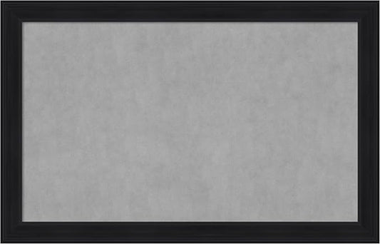 Amanti Art Black Framed Magnetic Board 29x45 Large Vision Board by AmantiArt