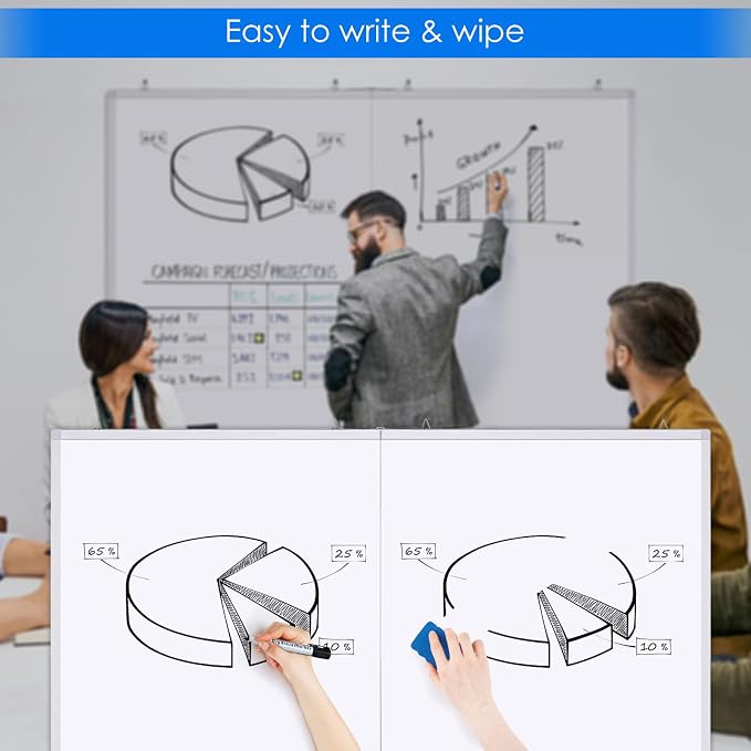 White Board Dry Erase 60 x 36，maxtek Large Magnetic Whiteboard 5' X 3' Dry - Image 6