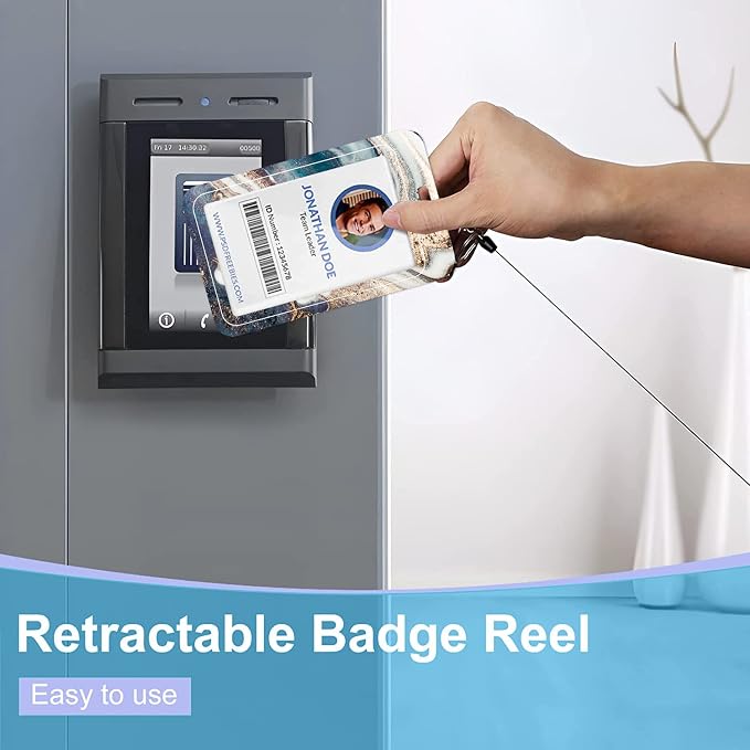 Badge Lanyard, Retractable Badge Holder - Image 5
