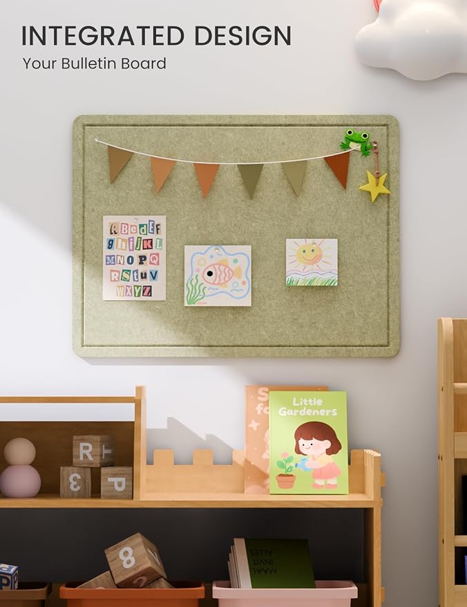 Fluxynara Bulletin Board, 23.6" x 17.5" Cork Board Alternative - Image 6