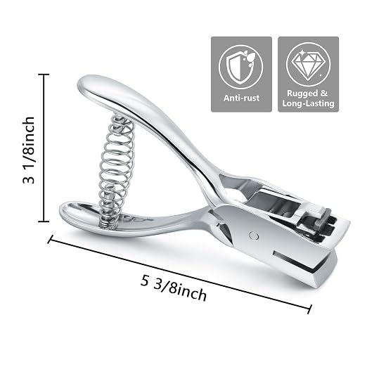 Badge Hole Punch, One Slot Tag Puncher - Image 2
